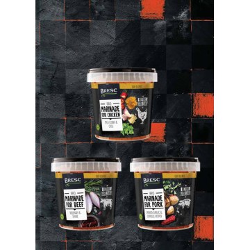 MARINADES - GLAZE - GARLIC - MASHED POTATOES - ETHNIC SAUCES